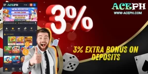 3% Extra Bonus on Deposits