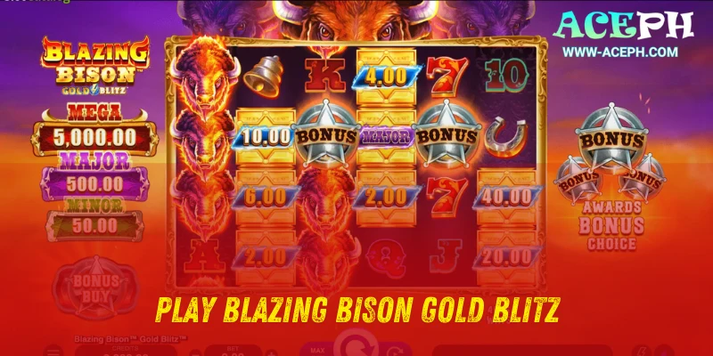 Play Blazing Bison Gold Blitz