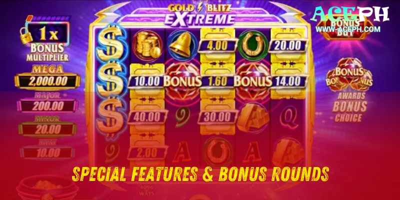 Special Features & Bonus Rounds at Gold Blitz Extreme Slot