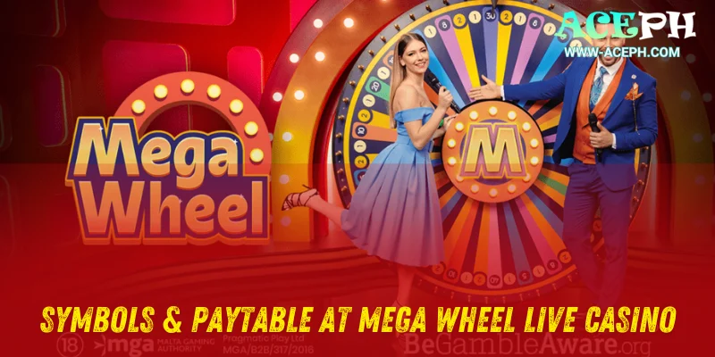 Symbols & Paytable at Mega Wheel Live Casino