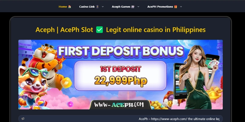 Aceph | AcePh Slot ✅ Legit online casino in Philippines